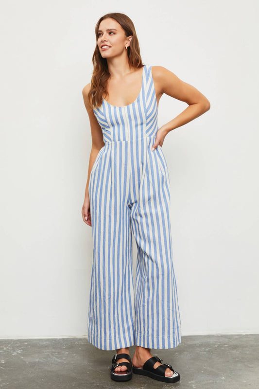 Melissa Striped Jumpsuit