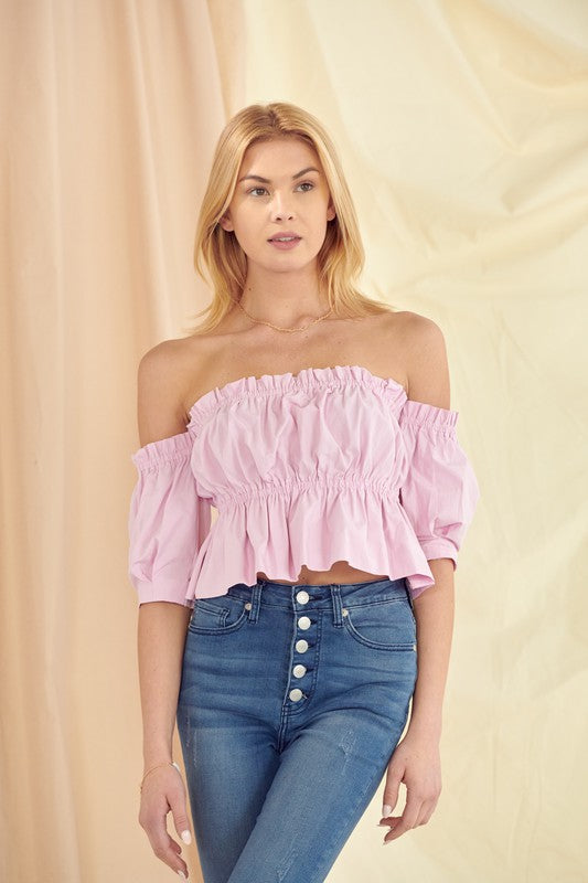 Valerie off the shoulder top