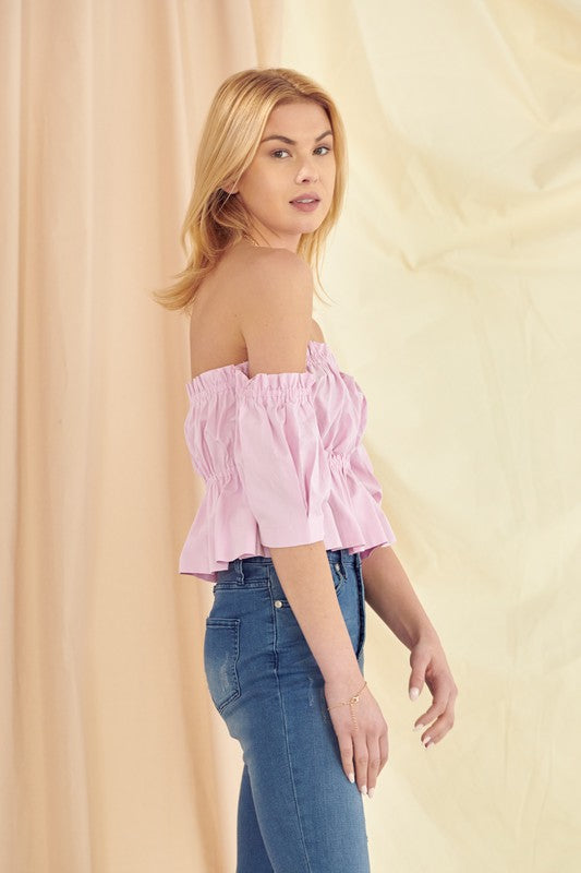 Valerie off the shoulder top