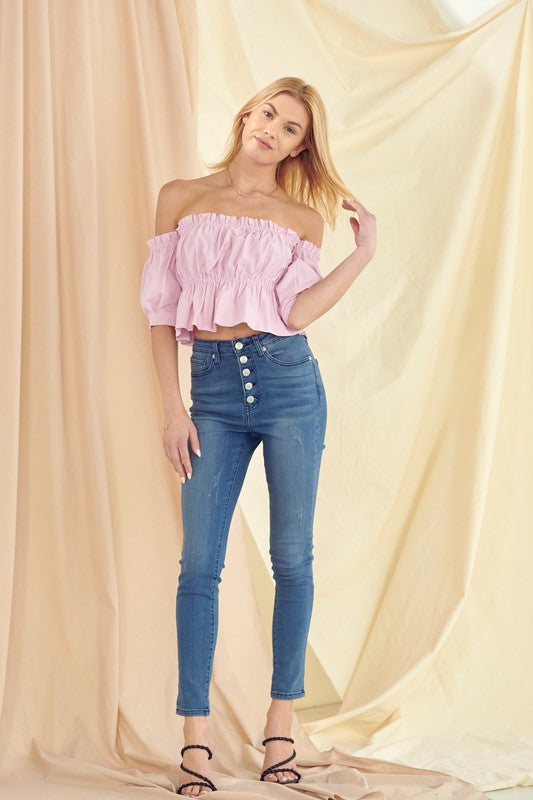 Valerie off the shoulder top