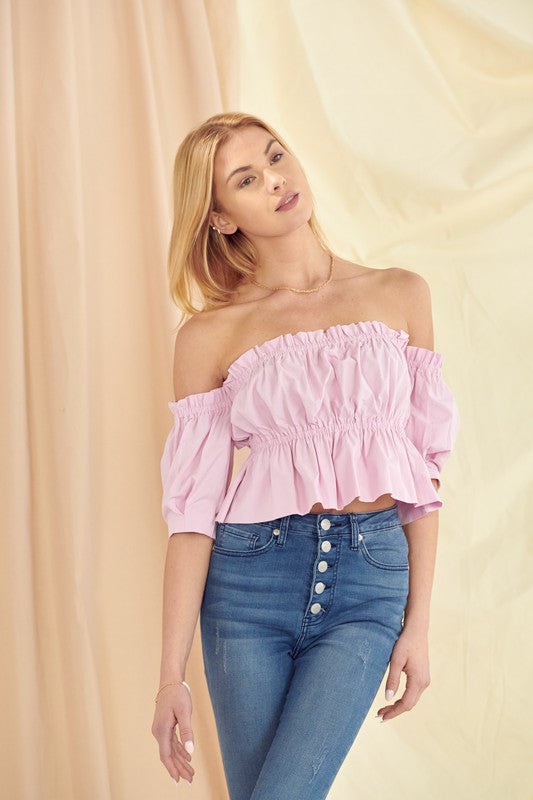 Valerie off the shoulder top