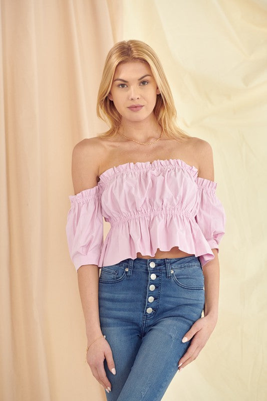 Valerie off the shoulder top