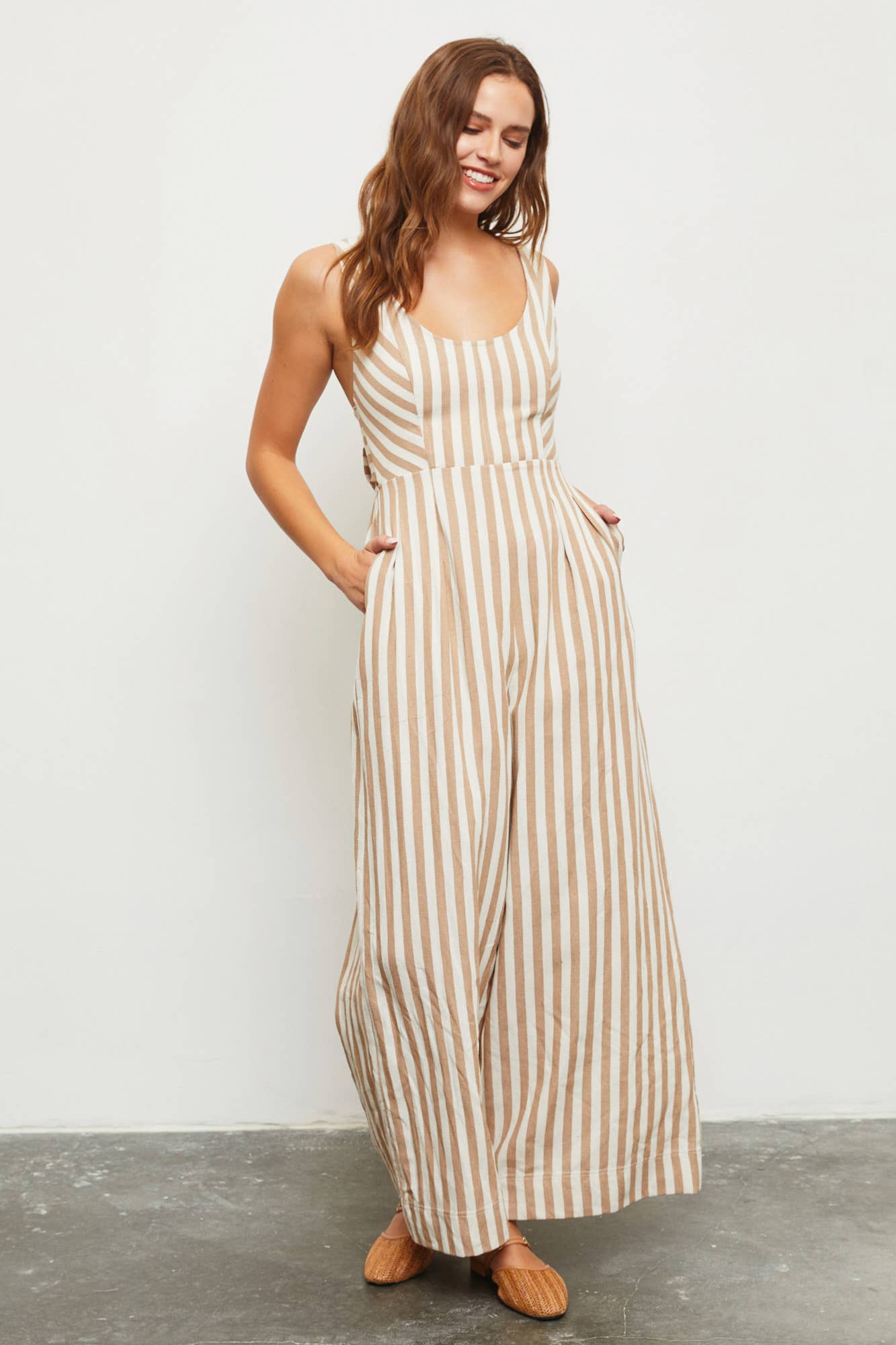 Melissa Striped Jumpsuit