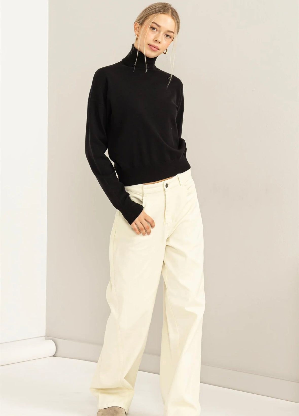 Valeria Turtle Neck Top