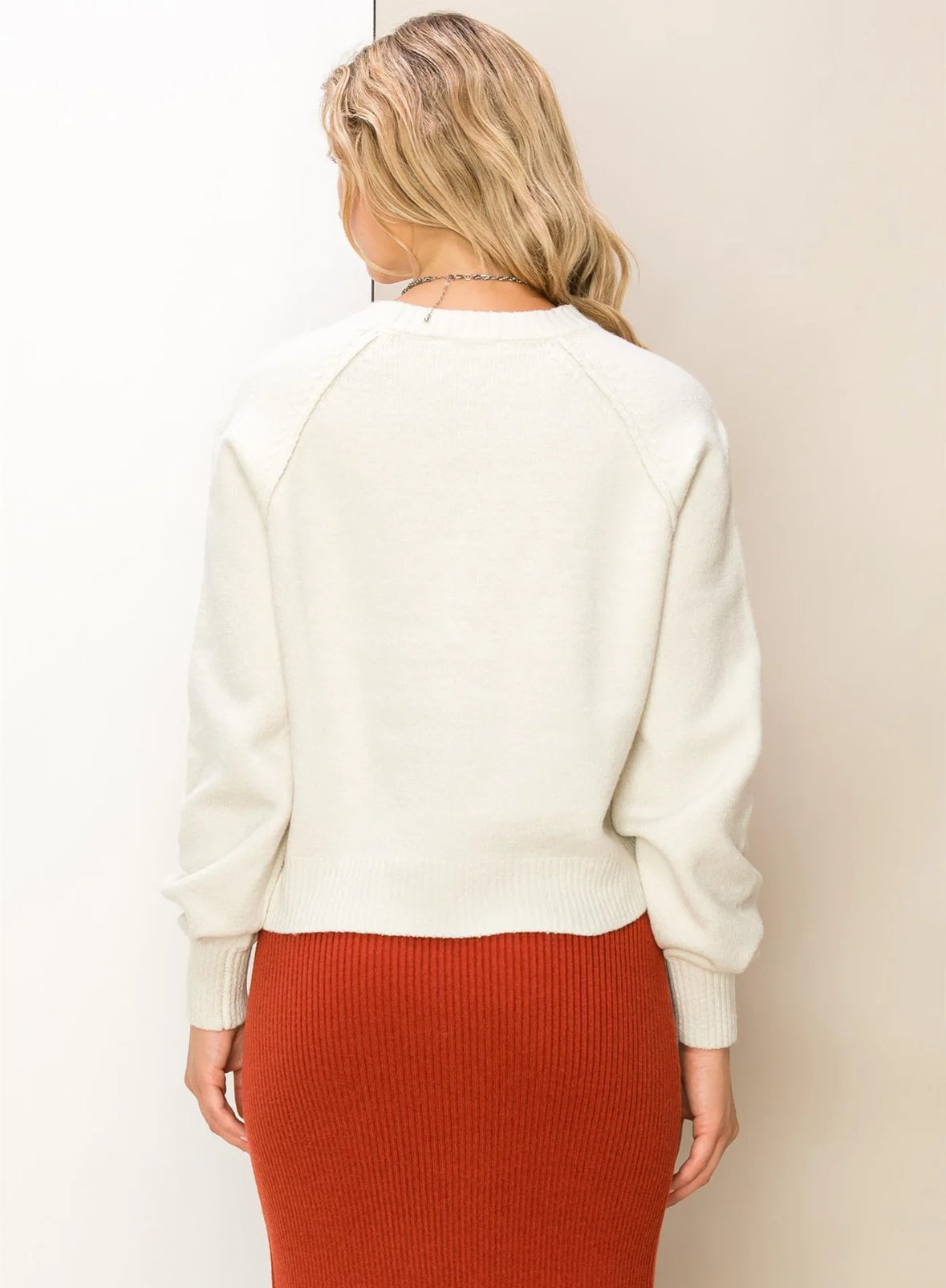 Mica Cream Sweater