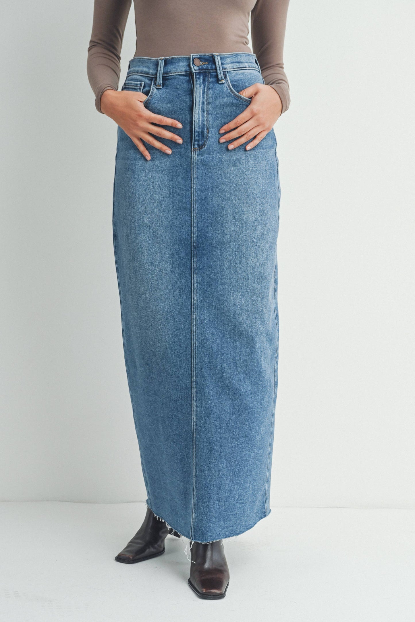 Maxi Denim Skirt