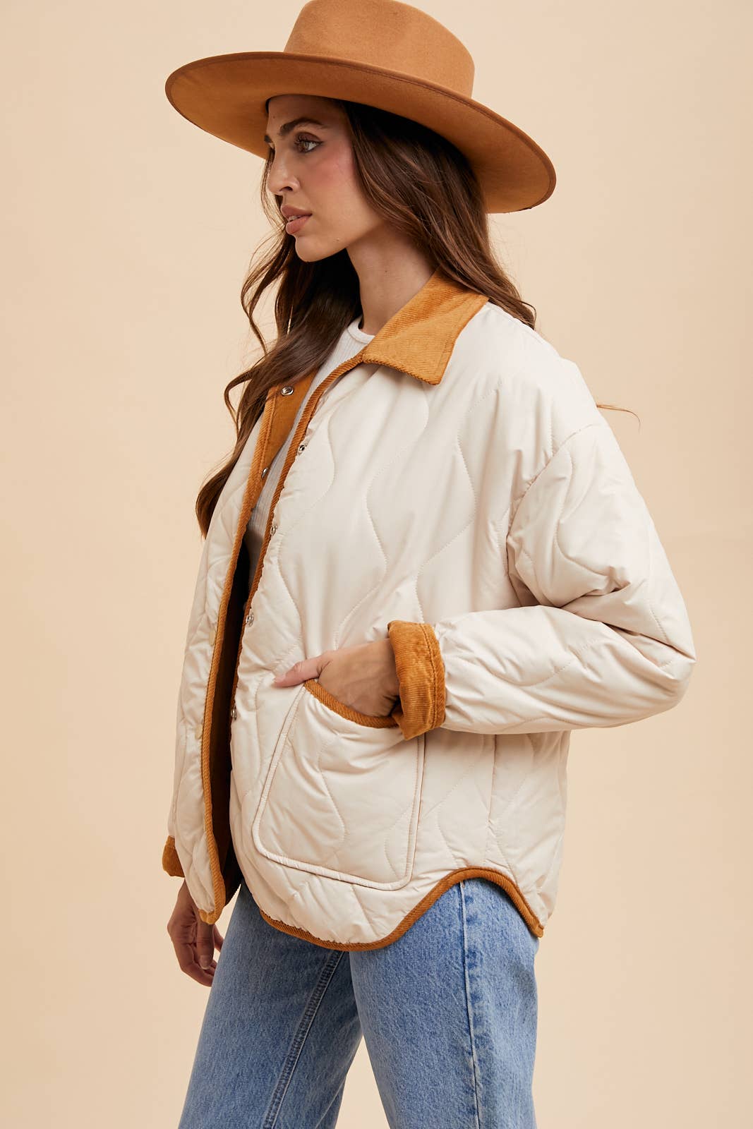 REVERSIBLE QUILTED JACKET