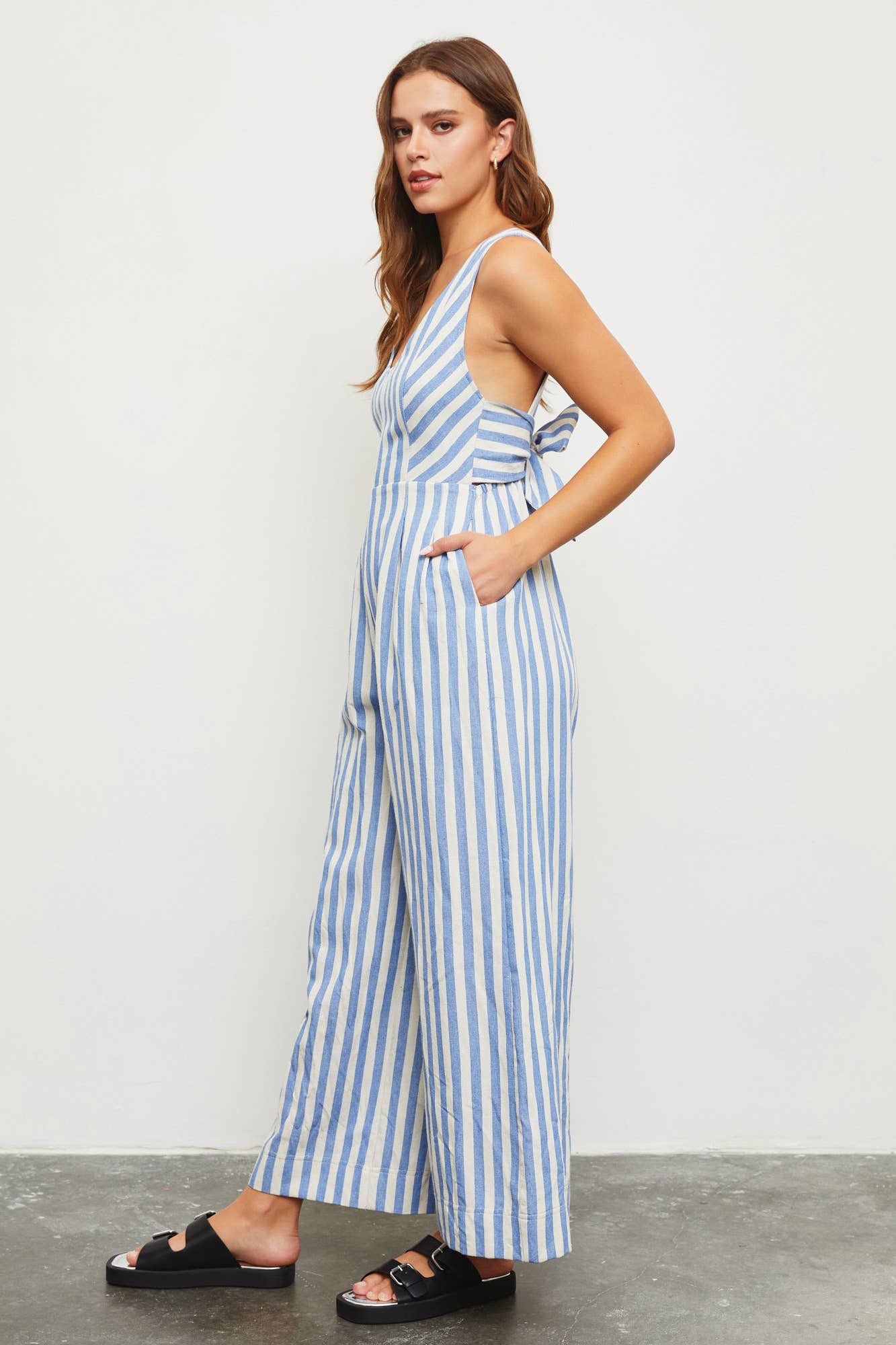 Melissa Striped Jumpsuit