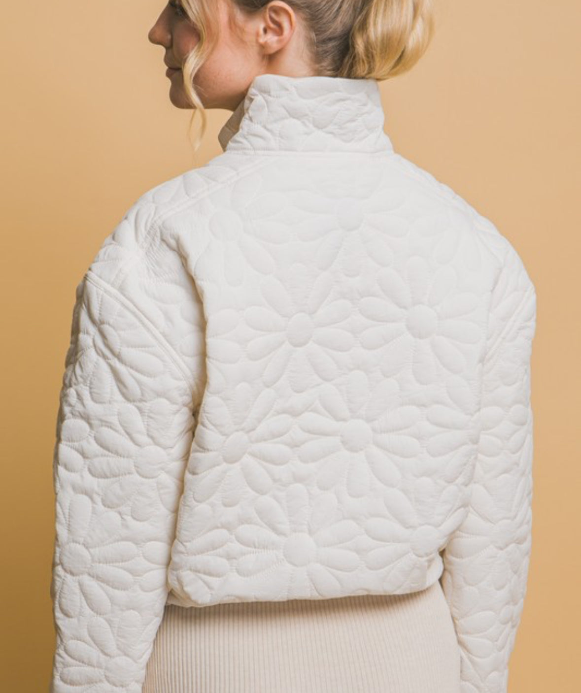 FLORAL QUILTED JACKET