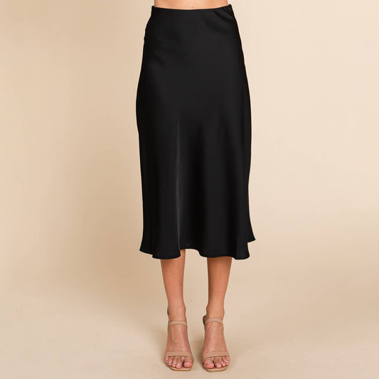 Karen Satin Skirt