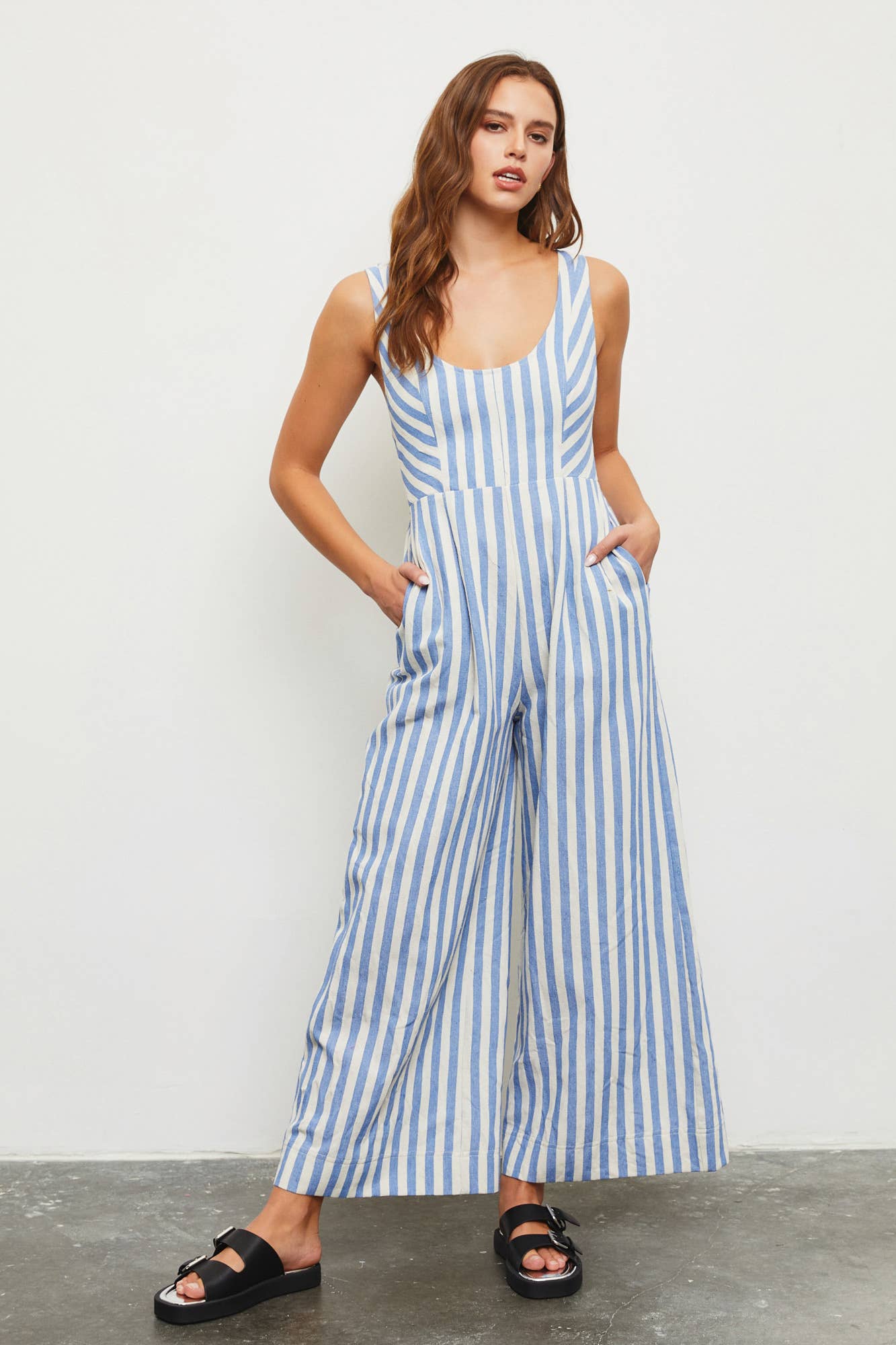 Melissa Striped Jumpsuit