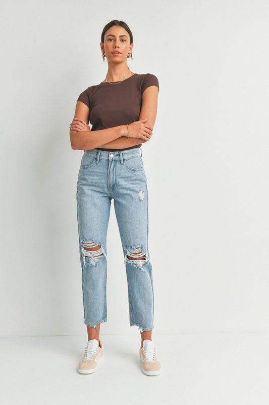 Marissa Relaxed Cheeky Straight Jeans